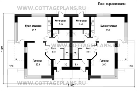 Поэтажные планы проект дома 59-57 общ. площадь 280,04 м2