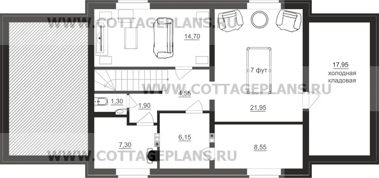 Поэтажные планы проект дома 93-37 общ. площадь 258,45 м2