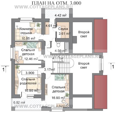 Поэтажные планы проект дома 30-38 общ. площадь 229,5м2