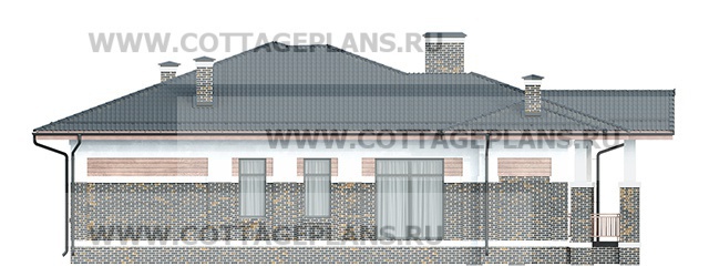 Фасады проект дома 700-00 общ. площадь 122,90 м2