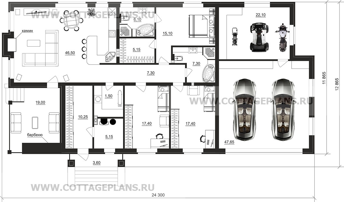 Поэтажные планы проект дома 702-20 общ. площадь 209,25м2