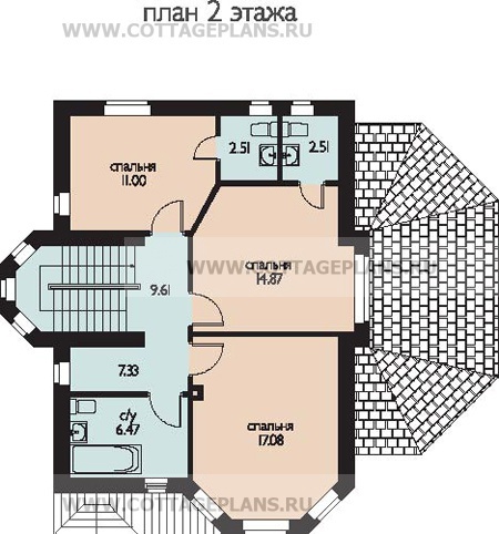 Поэтажные планы проект дома 50-96 общ. площадь 273,41 м2
