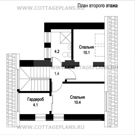 Поэтажные планы проект дома 59-47 общ. площадь 191,1 м2