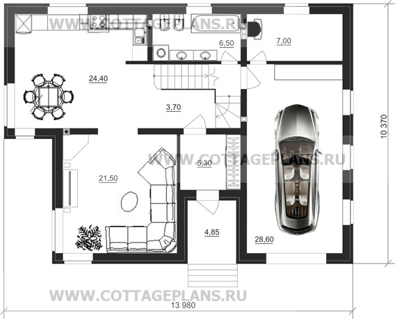Поэтажные планы проект дома 14-37 общ. площадь 138,70 м2