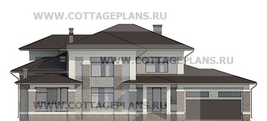 Фасады проект дома 203-58 общ. площадь 518 м2