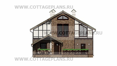 Фасады проект дома 14-84 общ. площадь 212,40 м2