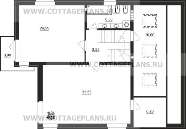 Поэтажные планы проект дома 87-37 общ. площадь 346,00 м2