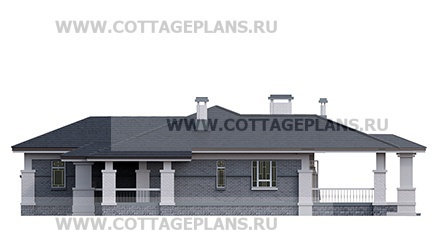 Фасады проект дома 08-10 общ. площадь 373,60 м2