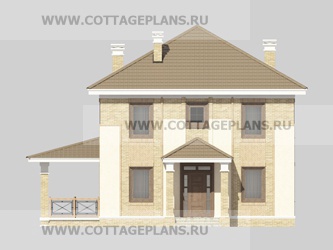 Фасады проект дома 21-39 общ. площадь 227,35 м2