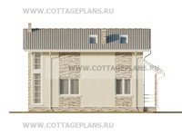 Фасады проект дома 14-67 общ. площадь 217,11 м2