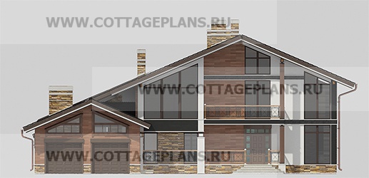 Фасады проект дома 201-53 общ. площадь 579,60 м2