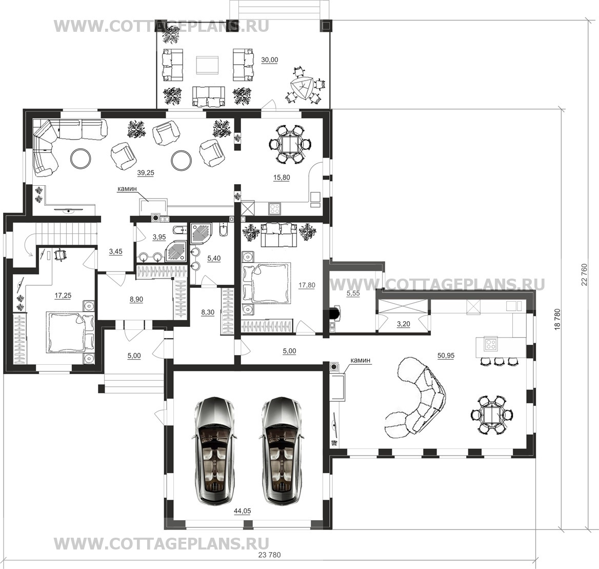 Поэтажные планы проект дома 23-15 общ. площадь 346,05 м2