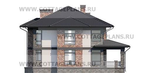 Фасады проект дома 104-67 общ. площадь 160,15 м2