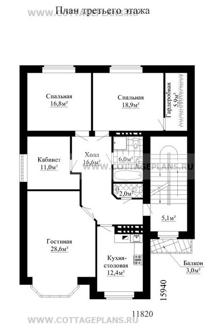 Поэтажные планы проект дома 34-69 общ. площадь 375,9 м2
