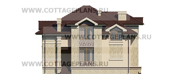 Фасады проект дома 105-71 общ. площадь 258,60 м2