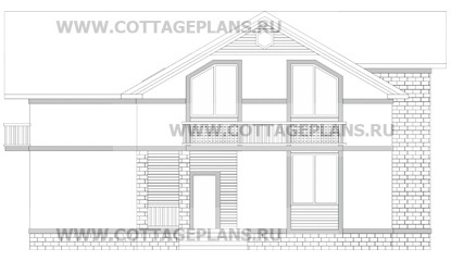 Фасады проект дома 22-60 общ. площадь 239,40 м2