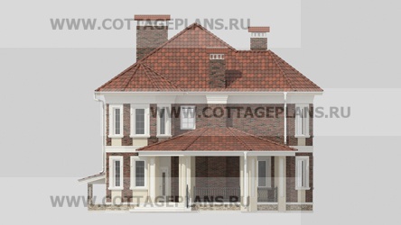 Фасады проект дома 16-64 общ. площадь 318,07 м2