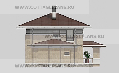 Фасады проект дома 208-10 общ. площадь 108,75м2