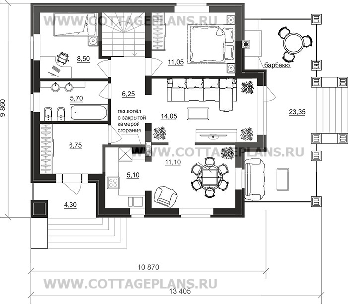 Поэтажные планы проект дома 28-34 общ. площадь 138,50 м2