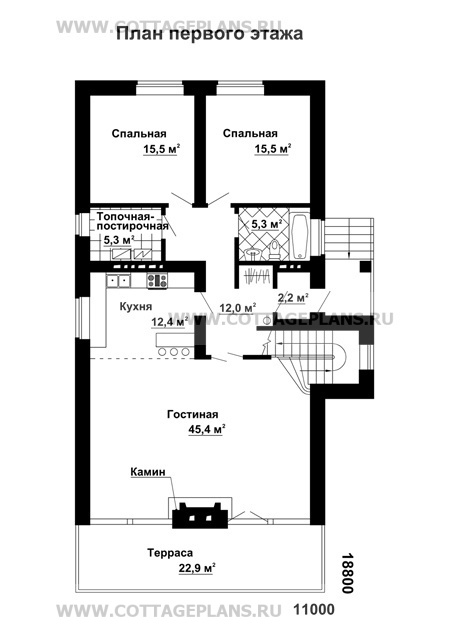 Поэтажные планы проект дома 32-51 общ. площадь 187,3м2