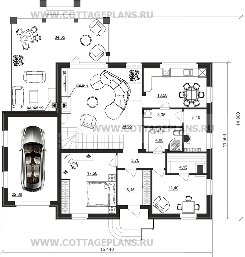 Поэтажные планы проект дома 75-73 общ. площадь 200,05 м2