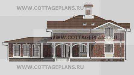Фасады проект дома 13-67 общ. площадь 295,85 м2