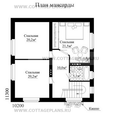 Поэтажные планы проект дома 32-35 общ. площадь 160,7м2