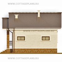 Фасады проект дома 14-08 общ. площадь 34,64 м2