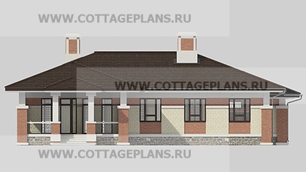 Фасады проект дома 07-11 общ. площадь 203,20 м2