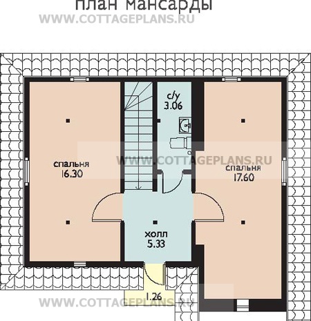 Поэтажные планы проект дома 35-50 общ. площадь 126,7м2