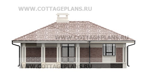 Фасады проект дома 702-58 общ. площадь 122,40 м2