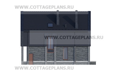 Фасады проект дома 104-86 общ. площадь 128,90 м2