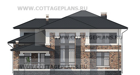 Фасады проект дома 202-74 общ. площадь 321 м2
