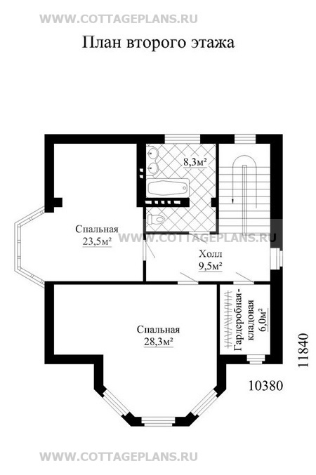 Поэтажные планы проект дома 32-75 общ. площадь 197,9м2
