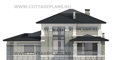 Фасады проект дома 102-96 общ. площадь 197,65 м2