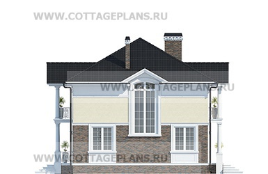 Фасады проект дома 09-17 общ. площадь 261,10 м2