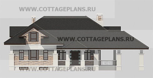 Фасады проект дома 75-60 общ. площадь 319,50 м2