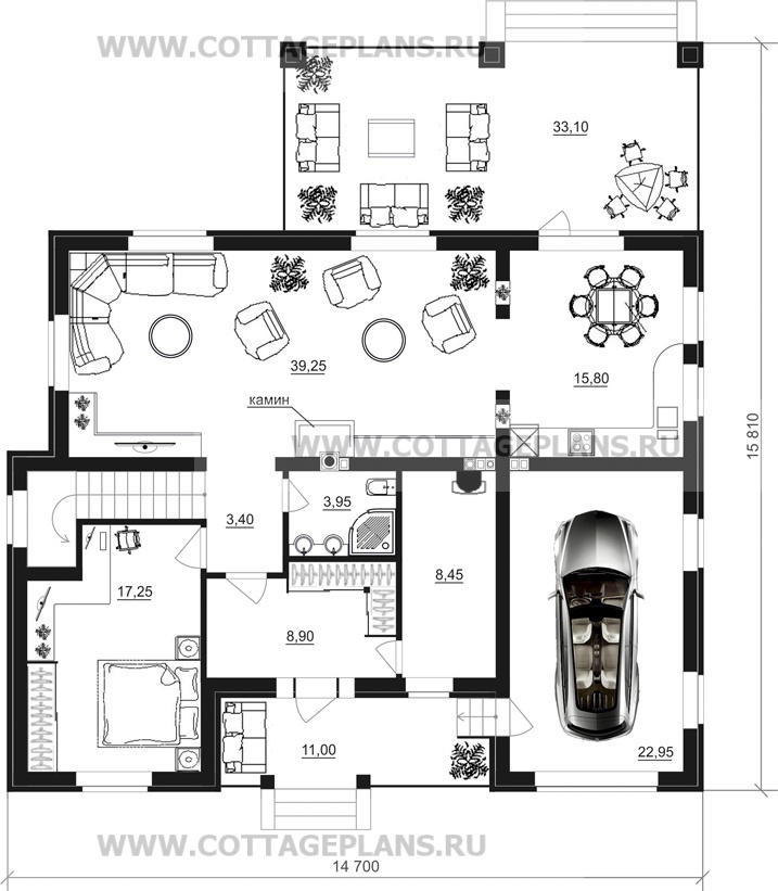 Поэтажные планы проект дома 23-01 общ. площадь 199,10 м2