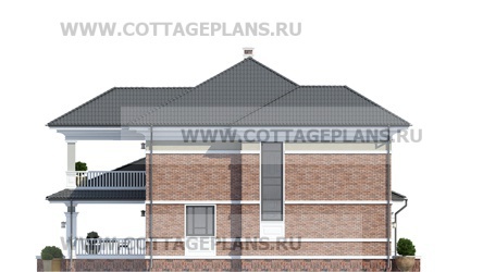 Фасады проект дома 24-07 общ. площадь 311,80 м2