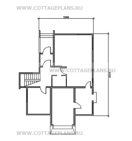 Поэтажные планы проект дома 59-66 общ. площадь176,4 м2