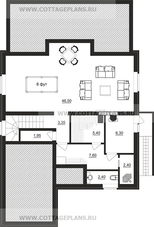 Поэтажные планы проект дома 78-89 общ. площадь 260,40 м2
