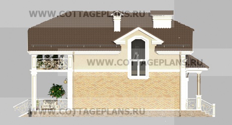 Фасады проект дома 21-09 общ. площадь 141,15 м2