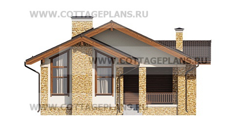 Фасады проект дома 700-52 общ. площадь 81,65 м2