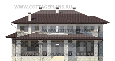 Фасады проект дома 102-17 общ. площадь 324,25 м2