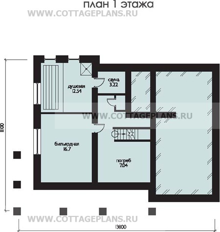 Поэтажные планы проект дома 47-32 общ. площадь 243,7 м2