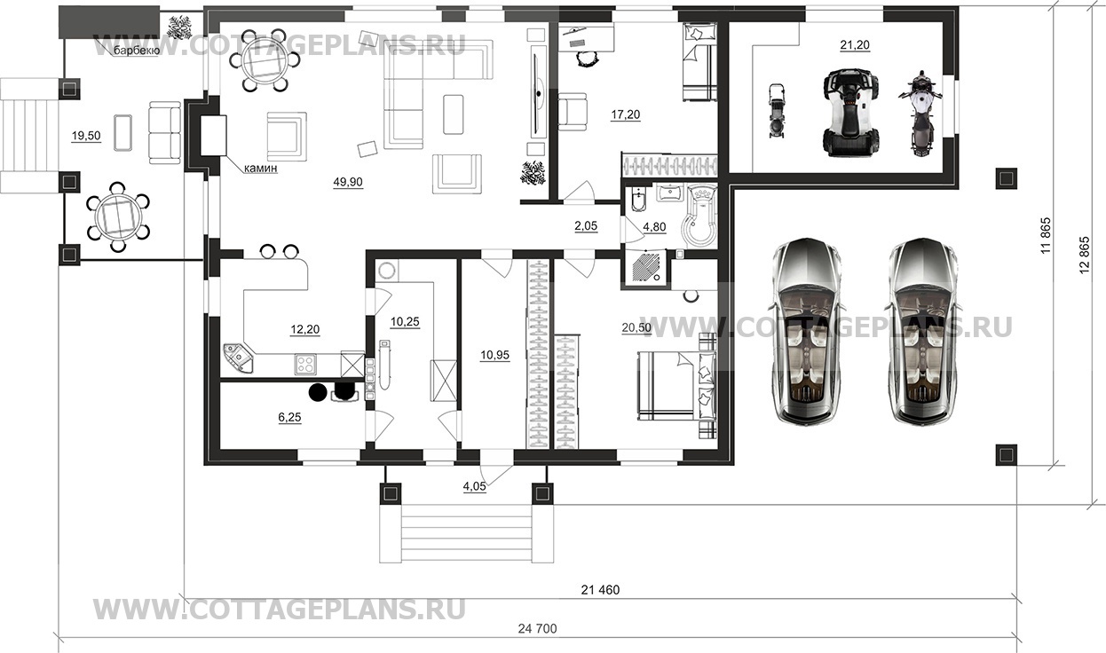 Поэтажные планы проект дома 702-08 общ. площадь 154,65м2