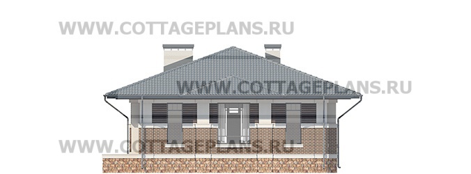Фасады проект дома 08-53 общ. площадь 281,55 м2