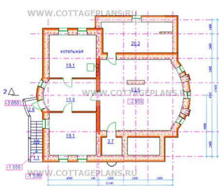 Поэтажные планы проект дома 34-02 общ. площадь 252,3 м2