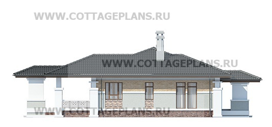 Фасады проект дома 07-12 общ. площадь 215,85 м2