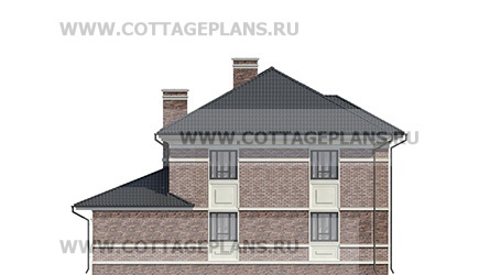 Фасады проект дома 201-57 общ. площадь 272,90 м2